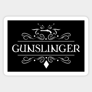 Gunslinger Character Class TRPG Tabletop RPG Gaming Addict Sticker